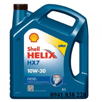 Dầu nhớt động cơ diesel xe bán tải Shell Helix HX7 10W30