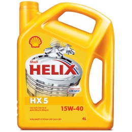 Dầu nhớt động cơ diesel Shell Helix HX5 15W40 can 6 lít