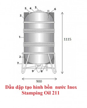 Dầu dập tạo hình bồn nước Inox Stamping Oil 211