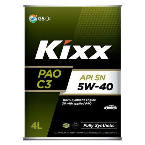 Dầu nhớt động cơ Kixx PAO C3 5W-30 và 5W-40 4L